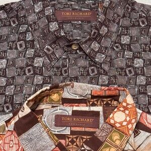 Tori Richard 2pc bundle shirt-size L(24x30)